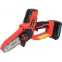 Pilarka łańcuchowa akumulatorowa YATO YT-828135 — 18V Li-Ion 2Ah, prowadnica 10 cm, 3200 obr./min, prędkość łańcucha 4,8 m/s, 26 ogniw