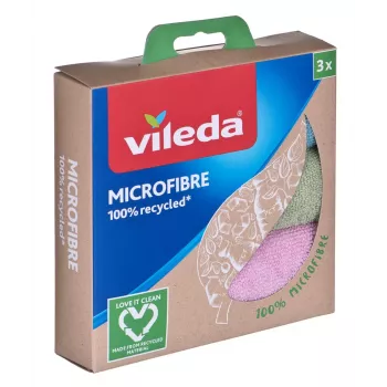 Ściereczka do czyszczenia Vileda Mikrofibra 100% z recyklingu 3 szt.