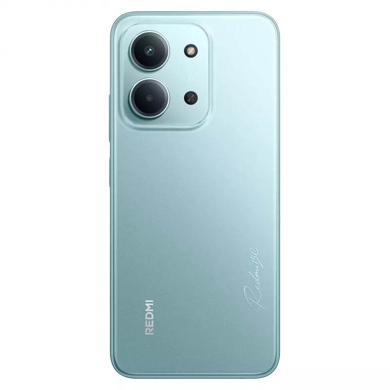 Smartfon Xiaomi Redmi 15C 6,9 cala 4 GB RAM 128 GB pamięci Miętowa Zielona, 6000 mAh, 50 MP tył, Helio G81-Ultra