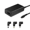 Zasilacz Qoltec 52415 przeznaczony do Samsung Sony 65 W | 3 wtyczki | + kabel zasilający