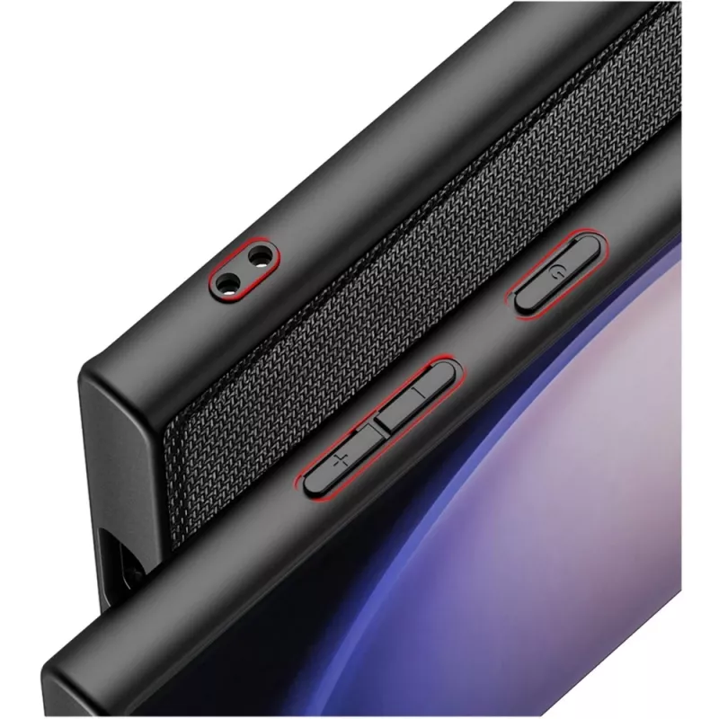 StyleShell NYLO, etui na telefon czarne, Samsung Galaxy S24 Ultra