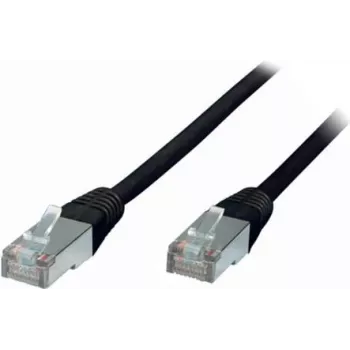 Kabel sieciowy S/CONN Cat5e 1 m, F/UTP (FTP), RJ-45 do RJ-45, 1 Gbit/s, czarny
