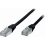 Kabel sieciowy S/CONN Cat5e 1 m, F/UTP (FTP), RJ-45 do RJ-45, 1 Gbit/s, czarny