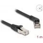 Kabel sieciowy DeLOCK RJ45 Cat.6A 1m Czarny