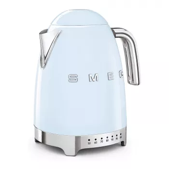 Czajnik elektryczny SMEG w stylu lat 50. KLF04PBEU, pastelowy niebieski