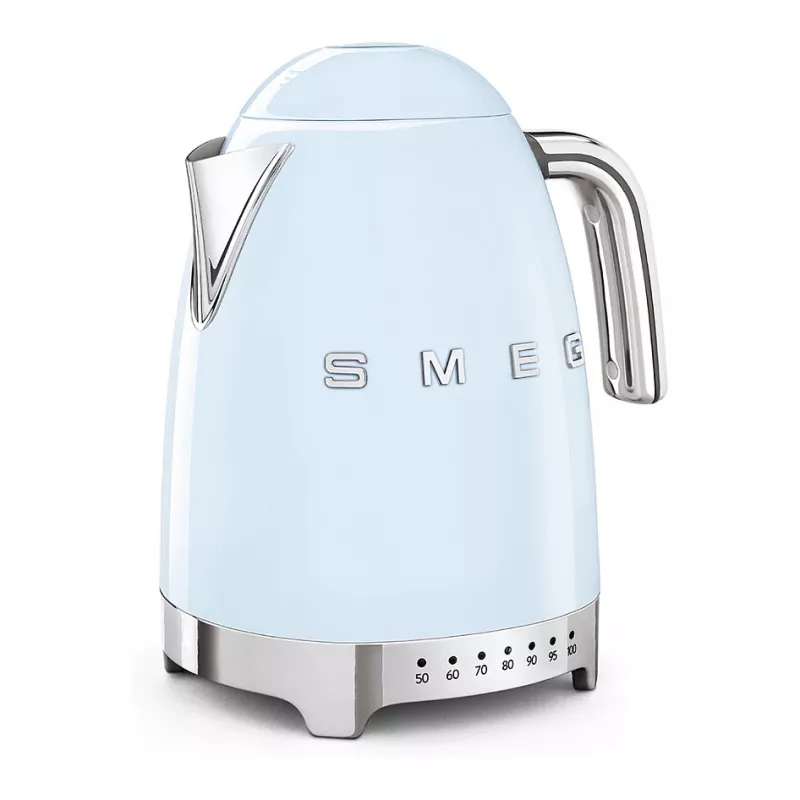 Czajnik elektryczny SMEG w stylu lat 50. KLF04PBEU, pastelowy niebieski