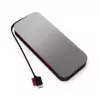 Powerbank Lenovo Go USB-C do laptopa (20 000 mAh), litowo-jonowy, czarno-szary, USB typu A i C