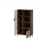 Regał Cama Meble ALMERA Cama 4, orzech/kaszmir, 90×42×165 cm