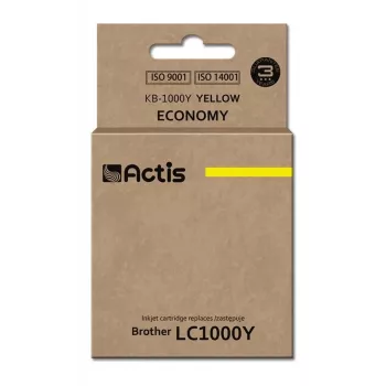 Atrament Actis KB-1000Y (zamiennik do Brother LC1000Y/LC970Y; Standard; 36 ml; żółty)