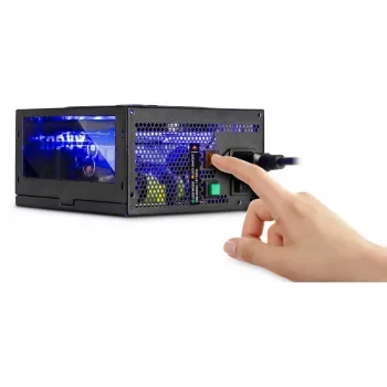 Zasilacz Inter-Tech Argus RGB-600W II 20+4 pin ATX ATX Czarny
