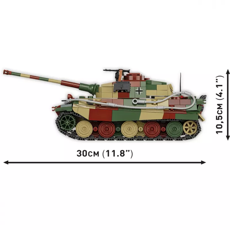 Zestaw konstrukcyjny COBI Panzer VI Ausf. B Königstiger 802 szt.