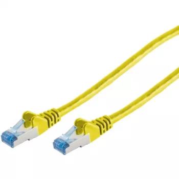 Kabel sieciowy S/CONN 75713-Y 3 m Cat6a S/FTP Żółty