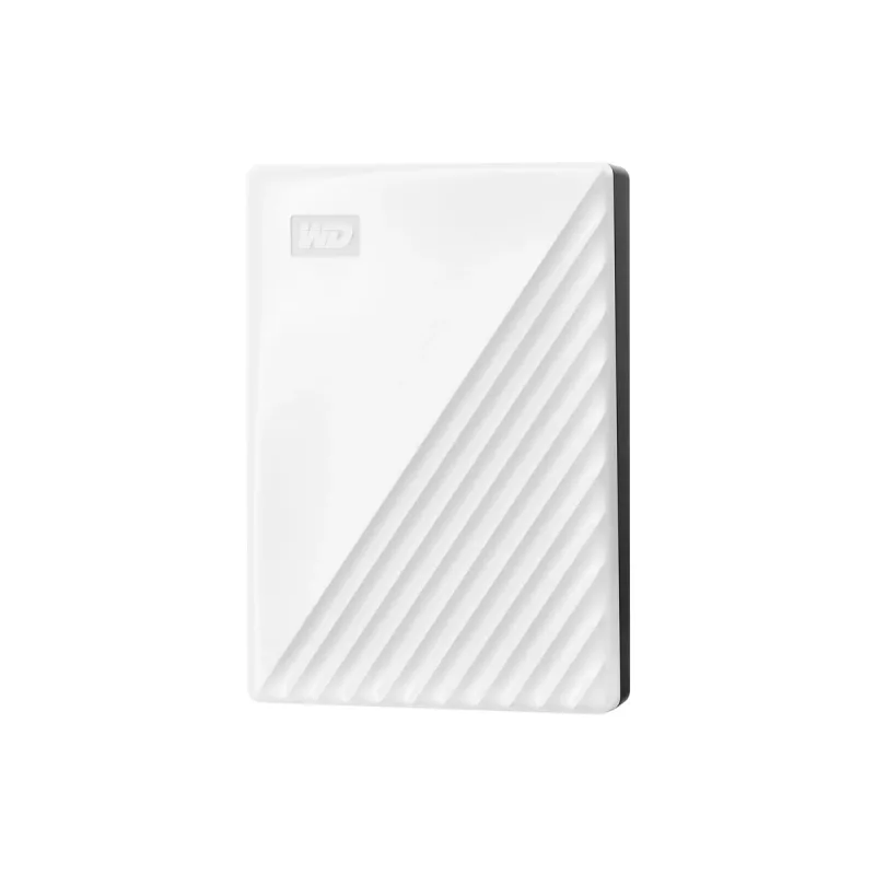 WD My Passport WDBR9S0060BWT - Festplatte - verschlüsselt - 6TB - extern (tragbar) - USB 3,2 Gen 1 - 256-Bit-AES - weiß (WDBR9S0060BWT-WESN)