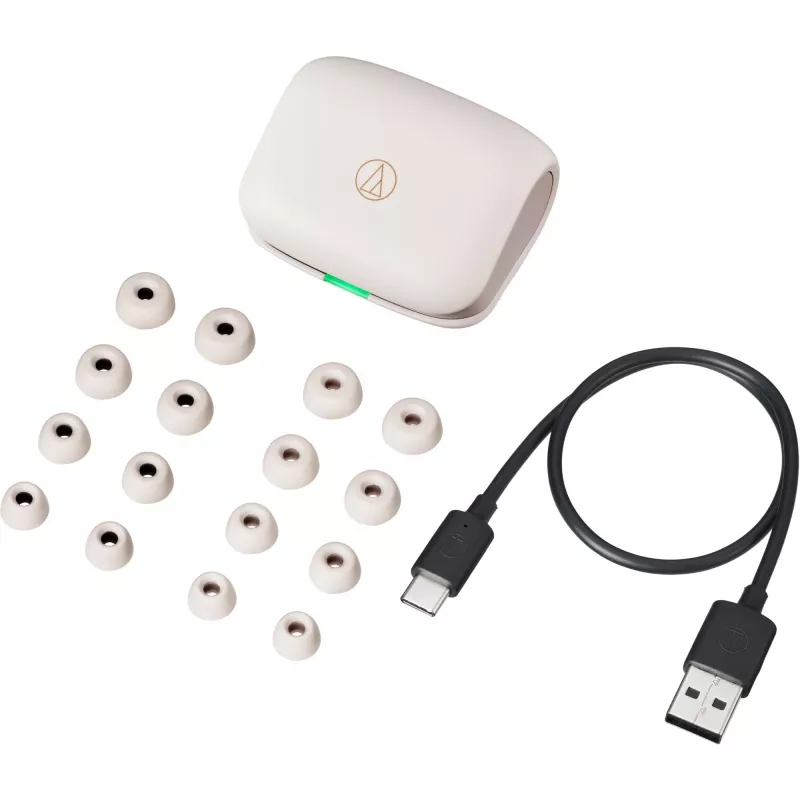 AUDIO-TECHNICA WIRELESS EARBUDS ATH-TWX7 Biały