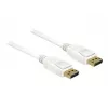 Kabel DisplayPort DeLOCK 85509 1,5 m biały