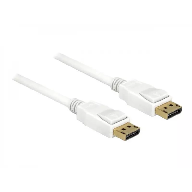 Kabel DisplayPort DeLOCK 85509 1,5 m biały