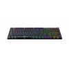 Klawiatura IBOX AURORA K-6 — pełnowymiarowa QWERTY, bezprzewodowa RF + Bluetooth, podświetlenie RGB, mechaniczne niskoprofilowe klawisze, czarna
