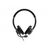 PORT CONNECT | Słuchawki USB Stereo PRO ON'R 300 | Przewodowe | Nauszne | Redukcja szumów | Czarny