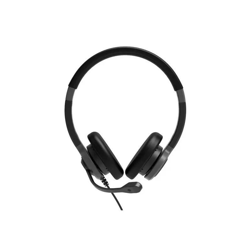 PORT CONNECT | Słuchawki USB Stereo PRO ON'R 300 | Przewodowe | Nauszne | Redukcja szumów | Czarny
