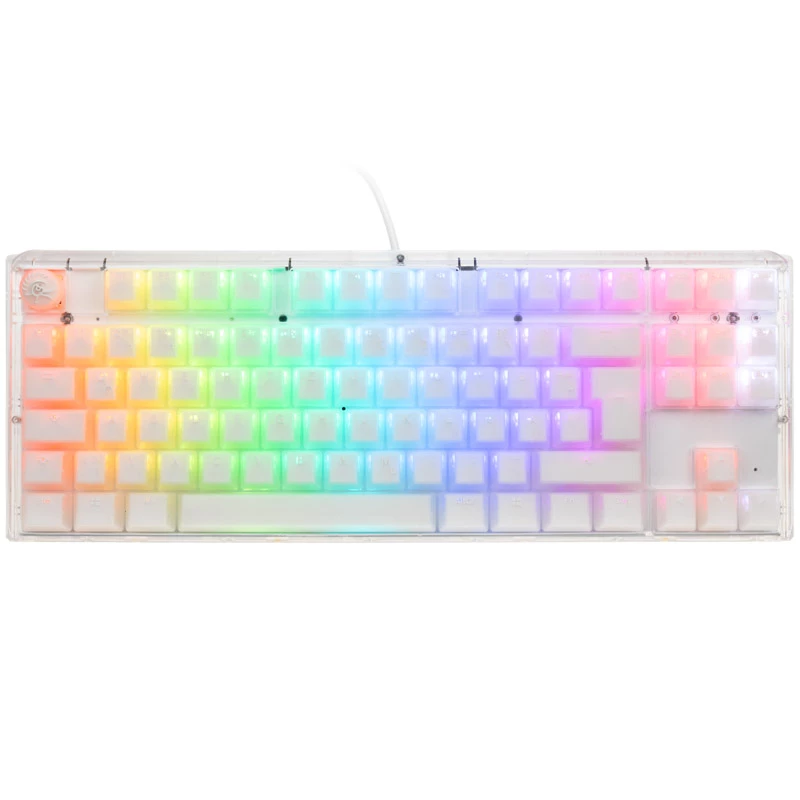 Klawiatura Ducky One 3 TKL, gaming, USB, QWERTZ, niemiecki, biała