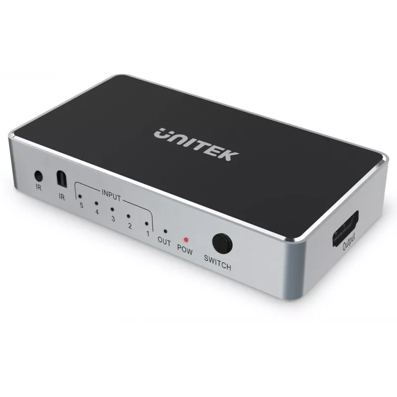 Przełącznik wideo HDMI Unitech V1110A 4K 1.4b 5V 1A