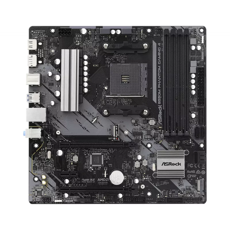 Płyta główna ASRock B550M Phantom Gaming 4 AMD B550 Socket AM4 micro ATX