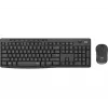 Logitech MK295 Silent - zestaw klawiatura i mysz - bezprzewodowy - 2,4 GHz - grafitowy - układ węgierski