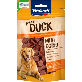 VITAKRAFT Duck Mini Coins - przysmak dla psa - 80 g