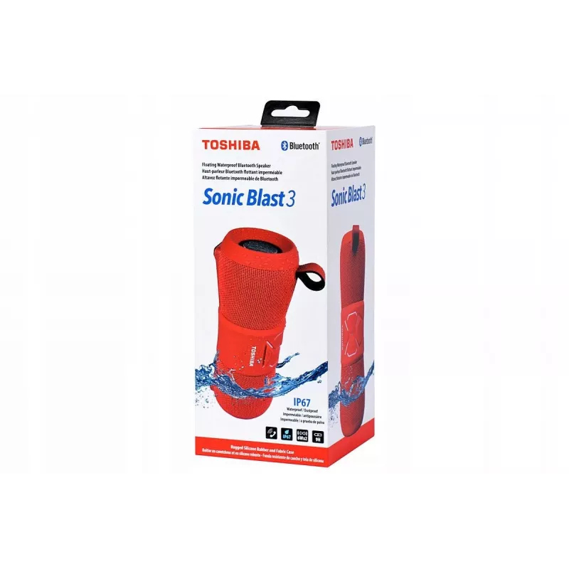 Przenośny głośnik Toshiba Sonic Blast 3 TY-WSP200 czerwony