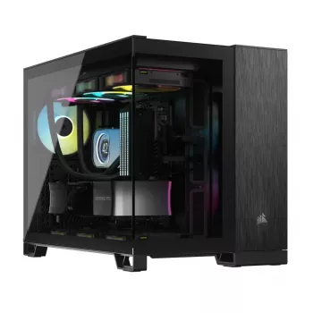 Obudowa PC Corsair CC-9011287-WW Midi Tower Aluminium, Czarny