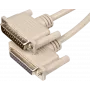 Przedłużacz D‑SUB ShiverPeaks AK 4043 25‑pinowy męski–żeński 3 m