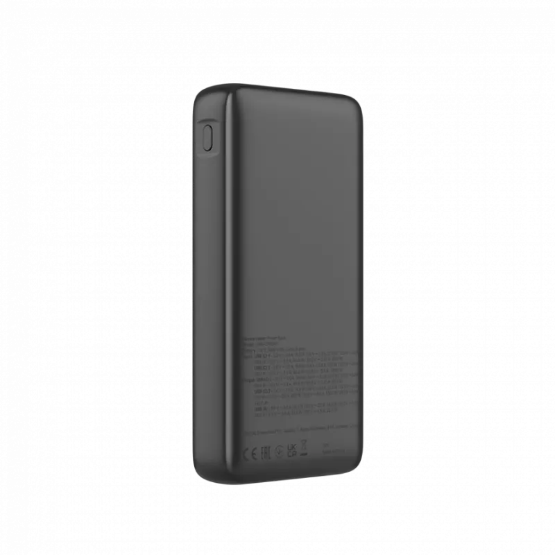 CANYON Power Bank PB-240, 25000mAh PD140W power bank z wyświetlaczem, 160,0x82x27 mm, waga 508±10g, ciemnoszary