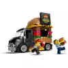 LEGO City Burger Van Food Truck Toy for 5 Plus Year Old Boys & Girls Vehicle Building Toys Kitchen Playset with Vendor Minifigure and Accessories