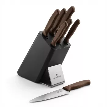 Victorinox Nowoczesny blok na noże, 6 szt., buk