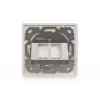 Digitus | Płyta czołowa do modułów Keystone, typ niemiecki, płyta środkowa 50x50 mm, ramka 80x80 mm | DN-93801-1