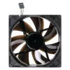 Wentylator obudowy komputera NoiseBlocker CzarnySilentPro PLPS 120 mm, 1500 obr./min, 100 m³/h, 4,5 V, czarny