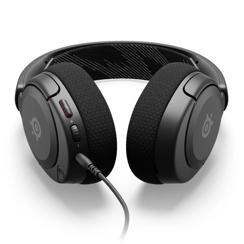Słuchawki SteelSeries Arctis Nova 1 Przewodowe, pałąk, Gaming, Czarny
