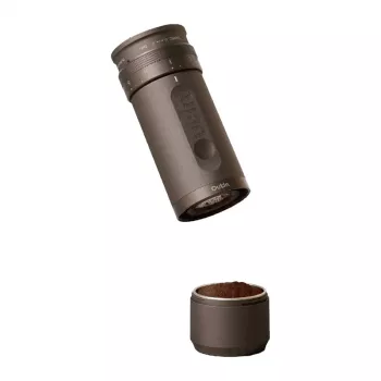 Młynek do kawy żarnowy OUTIN Outin Fino Czarny — żarna stożkowe, pojemność 25 g, Ø 7,3 cm, wysokość 199 mm, 690 g
