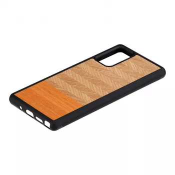 Etui ochronne Man and Wood Galaxy Note 20 Herringbone Arancia Czarny