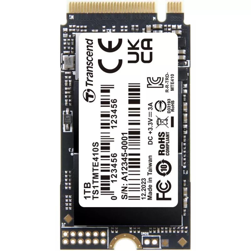 Dysk SSD Transcend 1 TB M.2 PCI Express 4.0 NVMe 3D NAND TS1TMTE410S