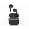Zestaw słuchawkowy Bluetooth GEMBIRD TWS-02-BK, douszne TWS, czarno-szare, do 5 h odtwarzania, wbudowany mikrofon, etui ładujące