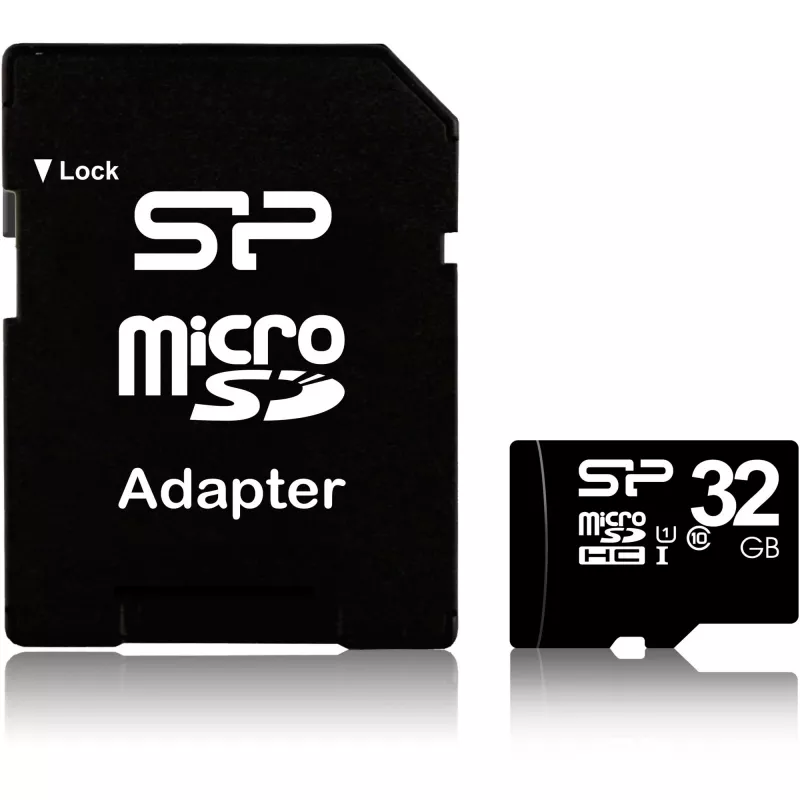 Karta pamięci Silicon Power SP032GBSTH010V10SP 32 GB MicroSDHC UHS-I Class 10