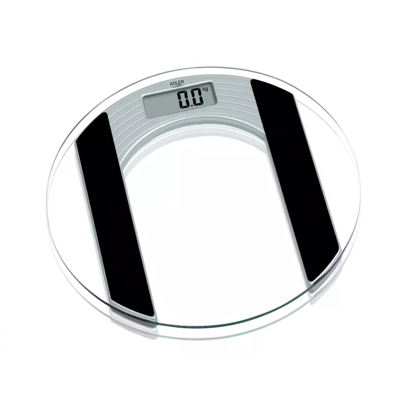 Adler | Waga łazienkowa Body Fit | Maksymalne obciążenie 150 kg | Dokładność 100 g | Szkło