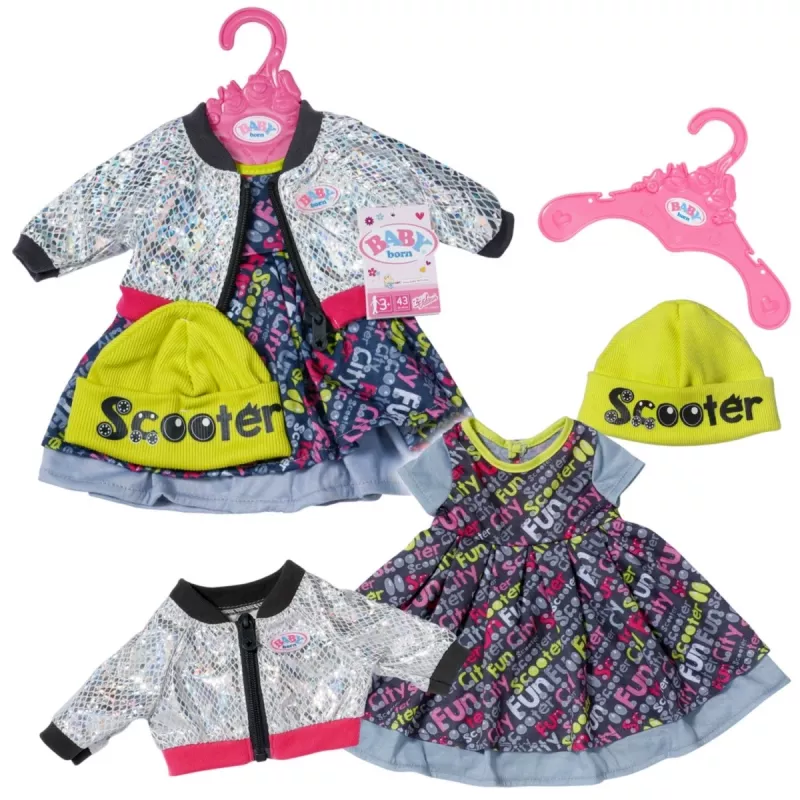 Zapf Creation BABY born E-Scooter Outfit dla lalki, 43 cm