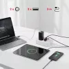 Listwa zasilająca MACLEAN MCE388 W — 2 gniazda, 3×USB, 110–240V, 2500W, kabel 3 m, biała