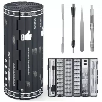 Zestaw precyzyjnych śrubokrętów Extralink EX.21465 — Magnetyczny zestaw 128 w 1