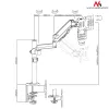 Uchwyt biurkowy do monitora MACLEAN MC-775 do ekranów 32 cale (81,3 cm), VESA 75x75–100x100, do 8 kg, szary