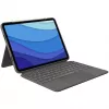 Etui z klawiaturą Combo Touch US iPad Pro 11 1,2,3 Gen szary
