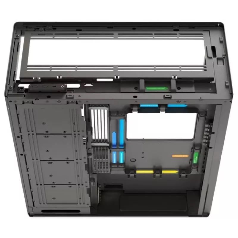 Obudowa PC HAVN HS 420 VGPU, Midi-Tower, E-ATX, szkło hartowane, kabel riser PCIe 5.0 - czarna