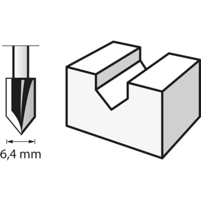 Grawer V-kształtny Dremel 640